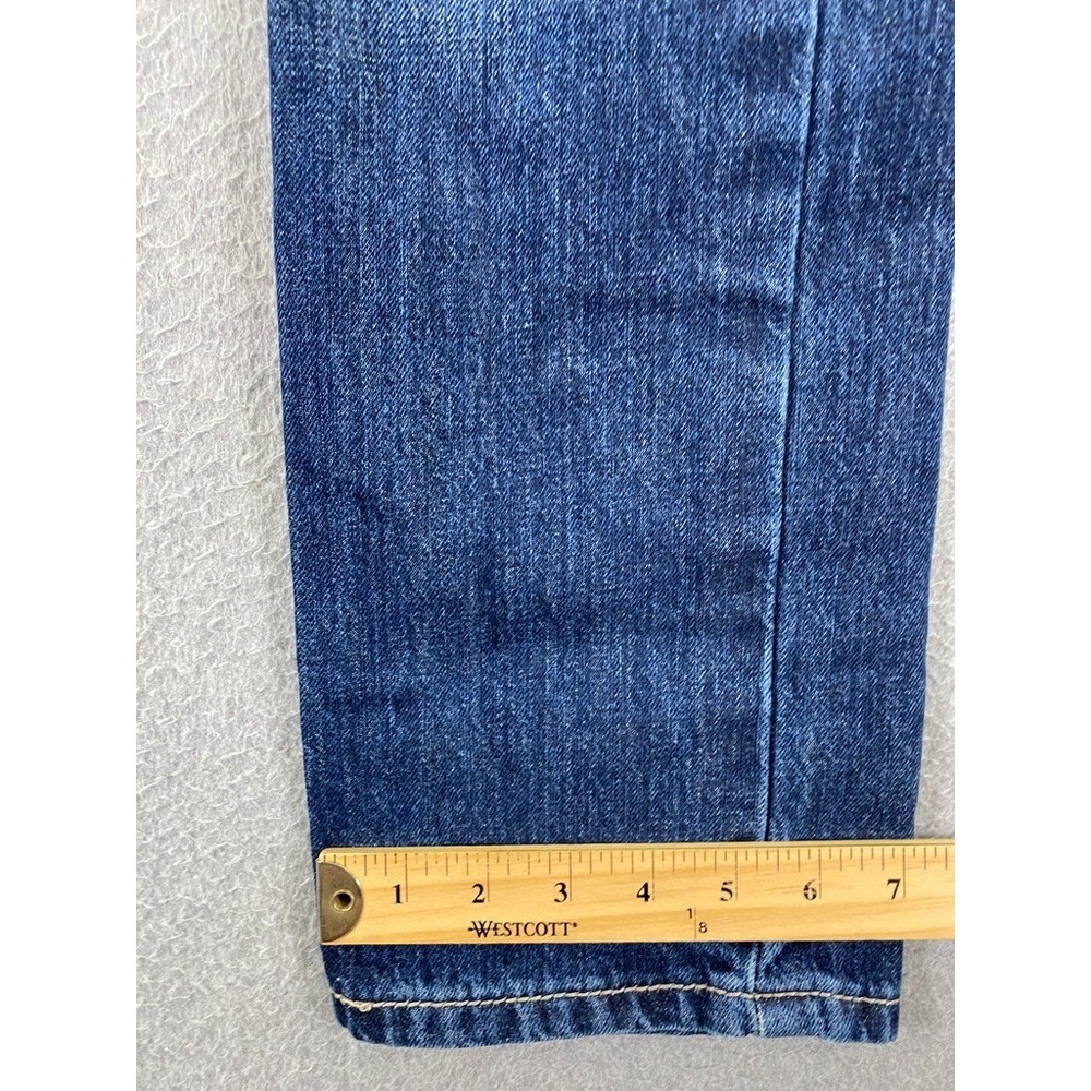 ARIAT Denim B5 Slim Jeans Boys Sz 12 Med Wash Adjustable Waist Western Wear - Picture 5 of 13